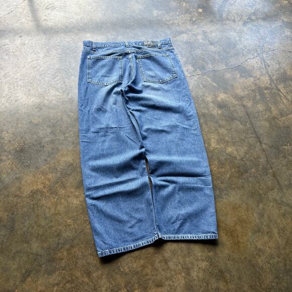 Crazy‎ Vintage Baggy Wide Leg Levis Silver Tab Jeans - Picture 2 of 8